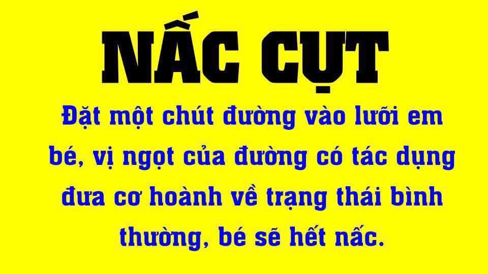 Hướng dẫn các xử lý khi bé bị nấc cụt