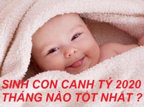 Sinh Con Canh Tý 2020 Tháng Nào Thì Tốt