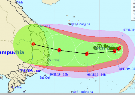 Bão Số 6 Nakri Quay Đầu Vào Khu Vực Nam Trung Bộ Với Diễn Biến Phức Tạp